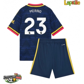 Arsenal Mikel Merino #23 Vieraspaita Lapsille 2026-27 Lyhythihainen (+ shortsit)